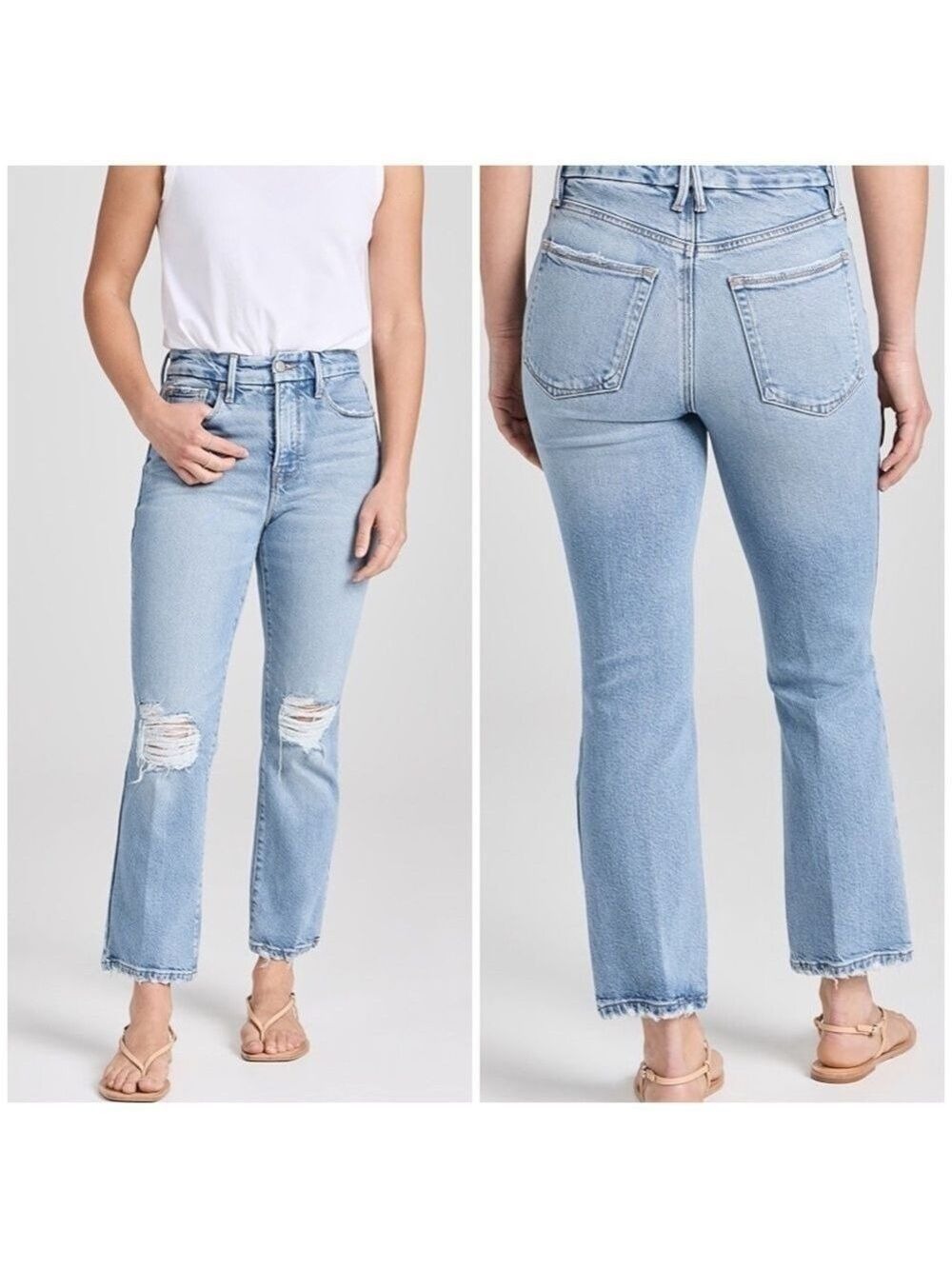 Good American Good Piette Straight Leg Jeans in Indigo 272